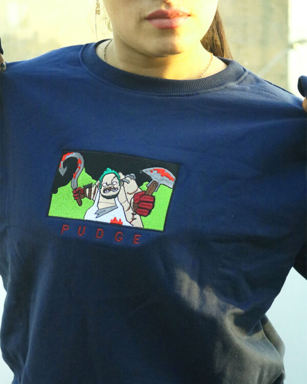 Polera Azul de Dota 2 Pudge Talla M