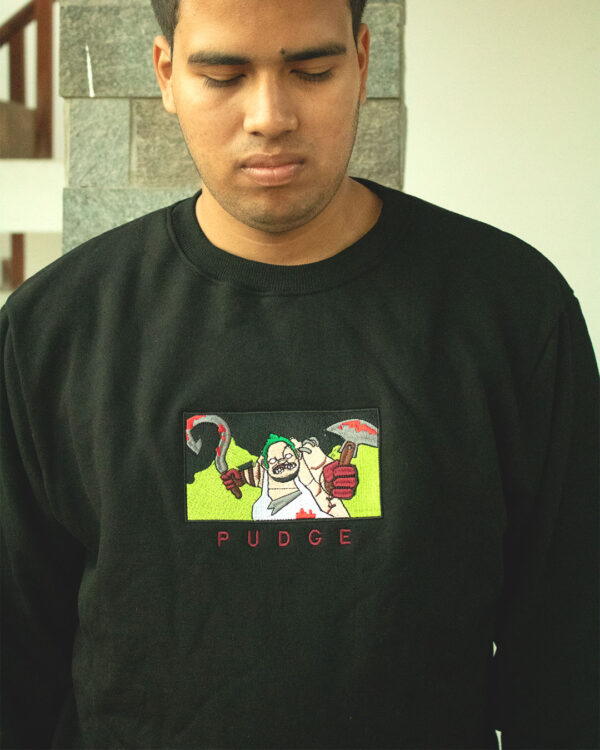 Polera Negra Dota 2 Pudge Talla L