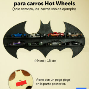 Estante de Batman para 8 carros Hot wheells